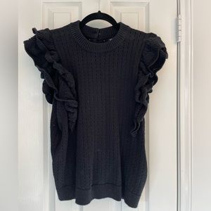 Knit sweater blouse